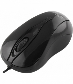 TM103K Mysz przewodowa 3D optyczna USB Hornet czarna Titanum ESP-TM103K