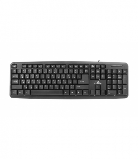 TKR101 Klawiatura przewodowa standardowa USB Russian Titanum ESP-TKR101