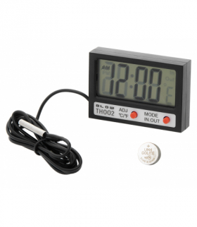 Termometr panelowy blow lcd+zegar th002 Blow 50-311