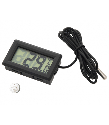 Termometr panelowy blow lcd czarne th001 Blow 50-310