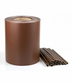 Taśma ogrodzeniowa z klipsami 19 cm x 35 mb brązowy CELLFAST CEN-86576