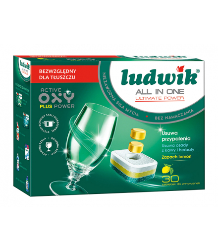 Tabletki do zmywarki 30 szt all in one p-free zgrzewka ludwik Blow 90-110