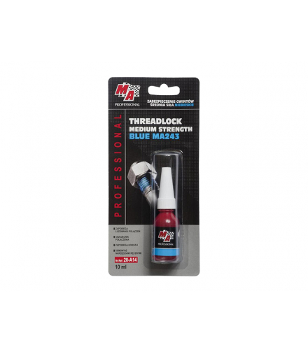 Środek do zabezpieczenia gwintów niebieski - średni 10ml blister Blow 52-174