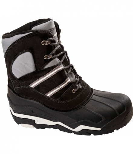 Śniegowce zamsz/oxford czarno-szare, "41/42", Lahti Pro L3080542