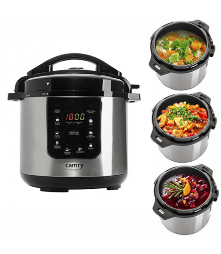Szybkowar wielofunkcyjny ciśnieniowy elektryczny CAMRY CR 6409