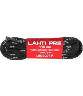 Sznurowadła płask. czar-szar. l904081p, 10 par, 110cm, Lahti Pro L9040810