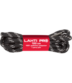 Sznurowadła okrągłe czar-szar l904025p, 10 par, 150cm, Lahti Pro L9040250