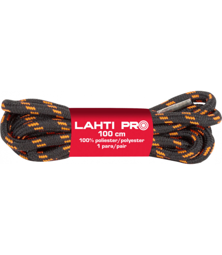 Sznurowadła okrągłe czar-pom l904032p, 10 par, 120cm, Lahti Pro L9040320