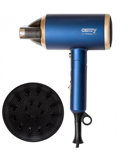 Suszarka do włosów 1800w ion + dyfuzor + składana rączka CAMRY CR 2268