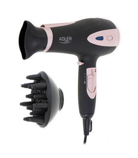 Suszarka 2200w ion + dyfuzor ADLER AD 2248 black