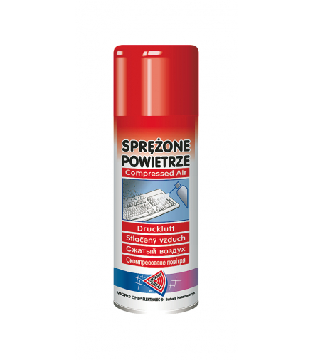 Sprężone powietrze 400ml.-palne MICROCHIP ART.015 Micro chip LEC-CHE0106-400P