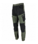 Spodnie z elementami stretch zielono-czarne, "xl", ce, Lahti Pro L4053804