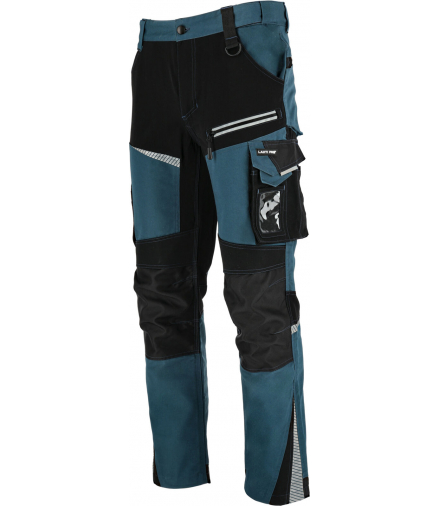 Spodnie turkusowo-czarne ze wstawkami ze stretchu, "3xl",ce,Lahti Pro L4054106