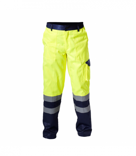 Spodnie ostrzegawcze żółte, "2xl", ce, Lahti Pro L4100405