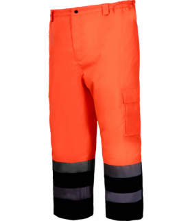 Spodnie ostrzegawcze ocieplane, pomarańczowe, "3xl", ce, Lahti Pro L4100106