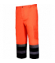 Spodnie ostrzegawcze ocieplane, pomarańczowe, "3xl", ce, Lahti Pro L4100106