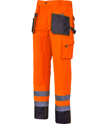 Spodnie ostrzegawcze czarno-pomarańczowe, "2xl", ce, Lahti Pro L4052605