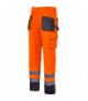 Spodnie ostrzegawcze czarno-pomarańczowe, "2xl", ce, Lahti Pro L4052605