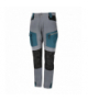 Spodnie damskie szaro-czarno- turkusowe, "3xl", ce, Lahti Pro L4054306