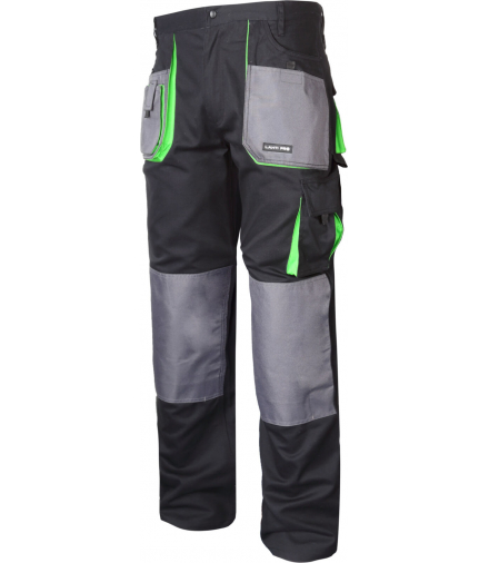 Spodnie czarno-zielone 100% bawełna, "2l (54)", ce, Lahti Pro L4050654