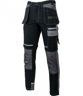 Spodnie czarno-szare ze wzmocnieniami, "3xl", ce, Lahti Pro L4052006