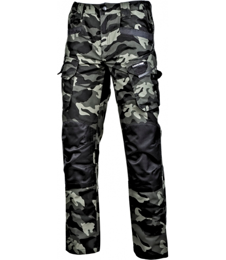 Spodnie bojówki moro zielone ze wzmocnieniami, "s", ce,Lahti Pro L4051901