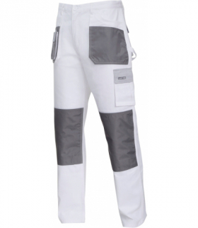 Spodnie biało-szare 100% bawełna, "2l (54)", ce, Lahti Pro L4051354