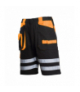 Spodenki krótkie czarno-pomarańczowe, 100% bawełna z odbl., "xl",ce,Lahti Pro L4070604