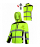 Softshell ostrzegawczy z odpinanymi rękawami, żółty, "2xl", ce,Lahti Pro L4091905