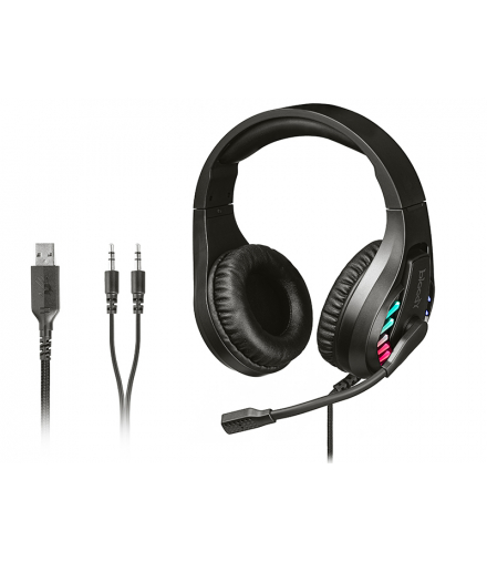 Słuchawki Bloody G230p USB+AUX3.5-4P Black A4TECH A4TSLU47353