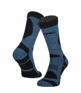 Skarpety rob. ocieplane nieb.-szare, 1 para, "43-46", Lahti Pro L3091243