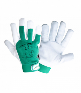 Rękawice ze skóry koziej ziel. l273108p, karta, "8", ce, Lahti Pro L273108K