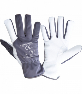 Rękawice ze skóry koziej szare l273209p, karta, "9", ce, Lahti Pro L273209K