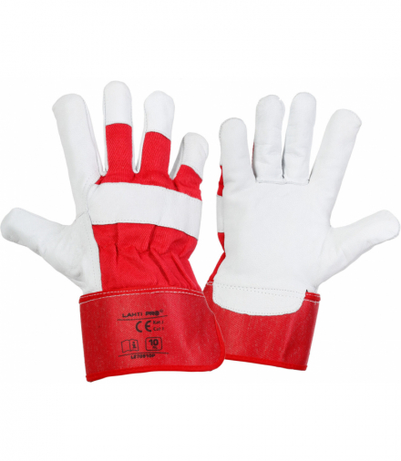 Rękawice ze skóry koziej czer. l270910p, karta, "10",ce ,Lahti Pro L270910K