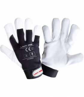 Rękawice ze skóry koziej czarne l273011p, karta, "11",ce,Lahti Pro L273011K