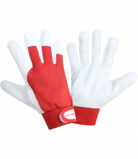 Rękawice ze skóry koziej czer. l272008p, 12 par, "8", ce, Lahti Pro L272008W