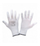 Rękawice pu końc. pal. białe l231110p, karta, "10", ce,Lahti Pro L231110K