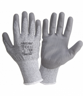 Rękawice pu cut res. 5, l200108p, karta, "8", ce, Lahti Pro L200108K