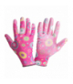 Rękawice powlekane poliuretanem różowe, karta, "9", CE, Lahti Pro L230309K