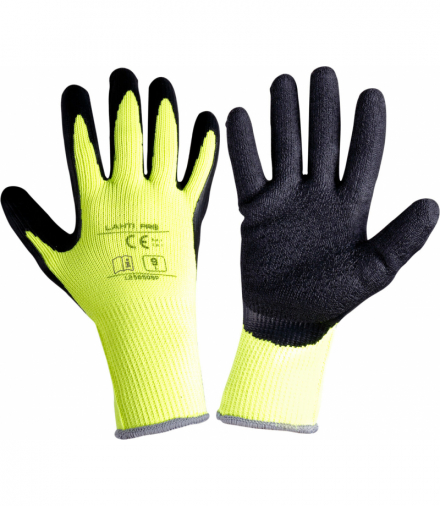 Rękawice ociep. żółte poli. l250511p, 12 par, "11", ce,Lahti Pro L250511W