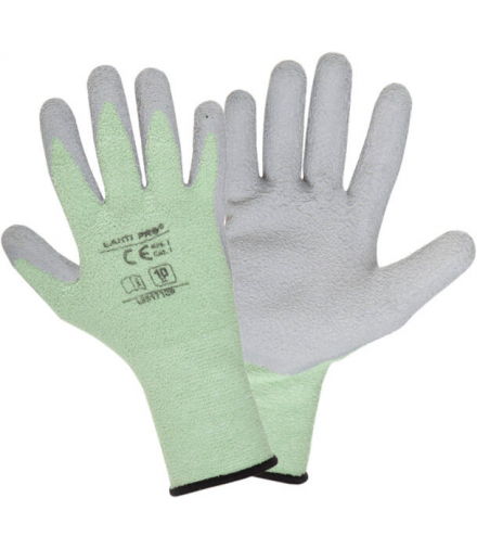 Rękawice ociep. ziel.-szare l251710p, karta, "10", ce, Lahti Pro L251710K