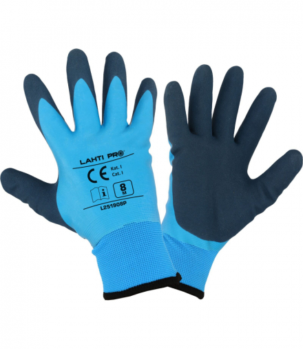 Rękawice ociep. niebieskie l251911p, karta, "11", ce, Lahti Pro L251911K