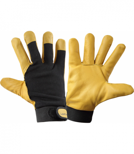 Rękawice ociep. brąz.-czar. l251210p, karta, "10", ce,Lahti Pro L251210K