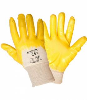 Rękawice ochronne powlekane nitrylem 12 par, rozmiar 9, Lahti Pro L220109W