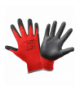 Rękawice nitr. czerw.-czar. l221208p, karta, "8", ce, Lahti Pro L221208K