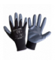 Rękawice nitr. czarno-szare l222007p, 12par, "7", ce, Lahti Pro L222007W