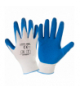Rękawice lateks nieb-białe l210511p, 12 par, "11", ce, Lahti Pro L210511W