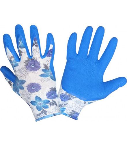 Rękawice lateks fioletowe l211507p, karta, "7", ce, Lahti Pro L211507K