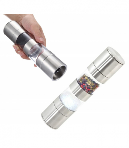 Ręczny młynek sól pieprz 2w1 ATL AG55A