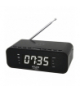 Radiobudzik z bezprzewodową ładowarką i fm ADLER AD 1192 black